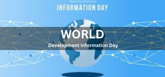 World Development Information Day [विश्व विकास सूचना दिवस]